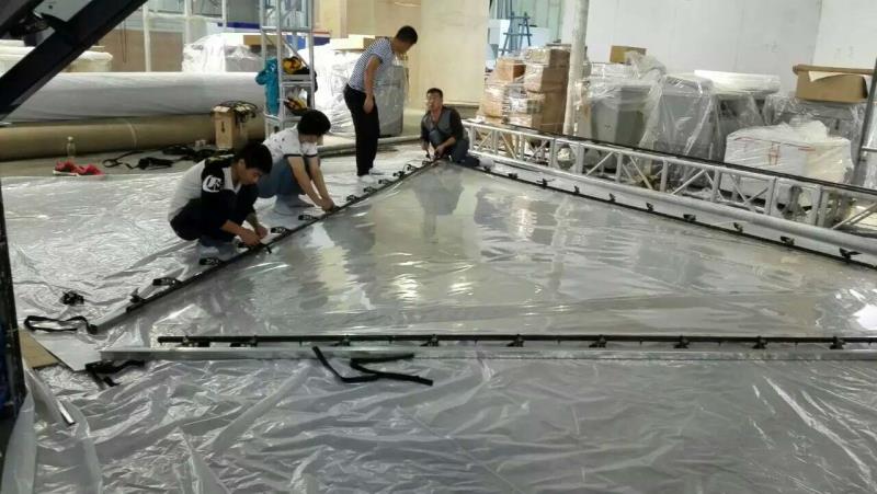 360 Degree Giant Mirror Holographic Reflective Foil Гигантская зеркала 360 градусов Голографическая световая фольга