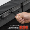 Draper FocalPoint (серебряный) складной раменный экран проектора 94 Diag. (50x80) - Широкоэкран [16:10] - Cineflex CH1200V 1,2 усиление