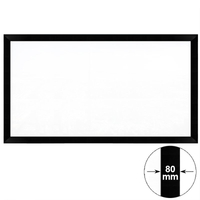 100-дюймовый 4K Ultra HDR Crystal Black проекционный экран с фиксированной рамкой для дома Threther