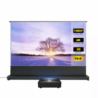 120 "Экран лазерного телевизионного проектора моторизованный напольный полет